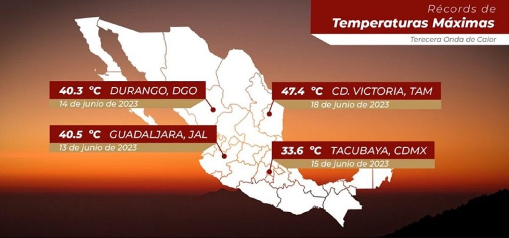 Onda de calor en México ya es anormal