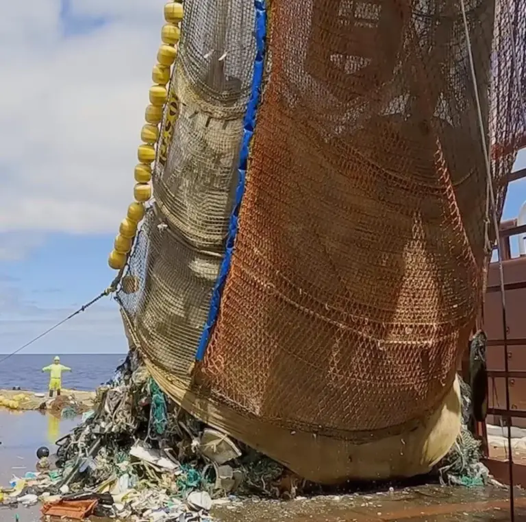Retiran y reciclan 55 toneladas de plástico del Océano