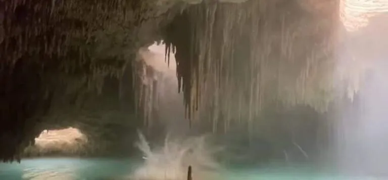 Denuncian que obras de construcción del Tren Maya derrumban cuevas de cenotes