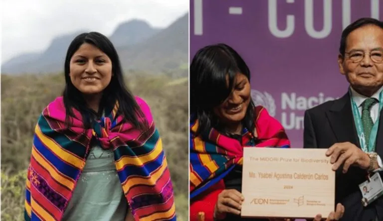 Ingeniera química peruana gana premio ambiental internacional