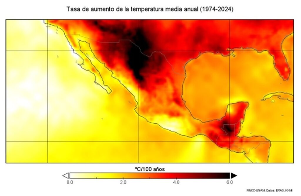 2024, el año más caluroso en México y 103 países: UNAM