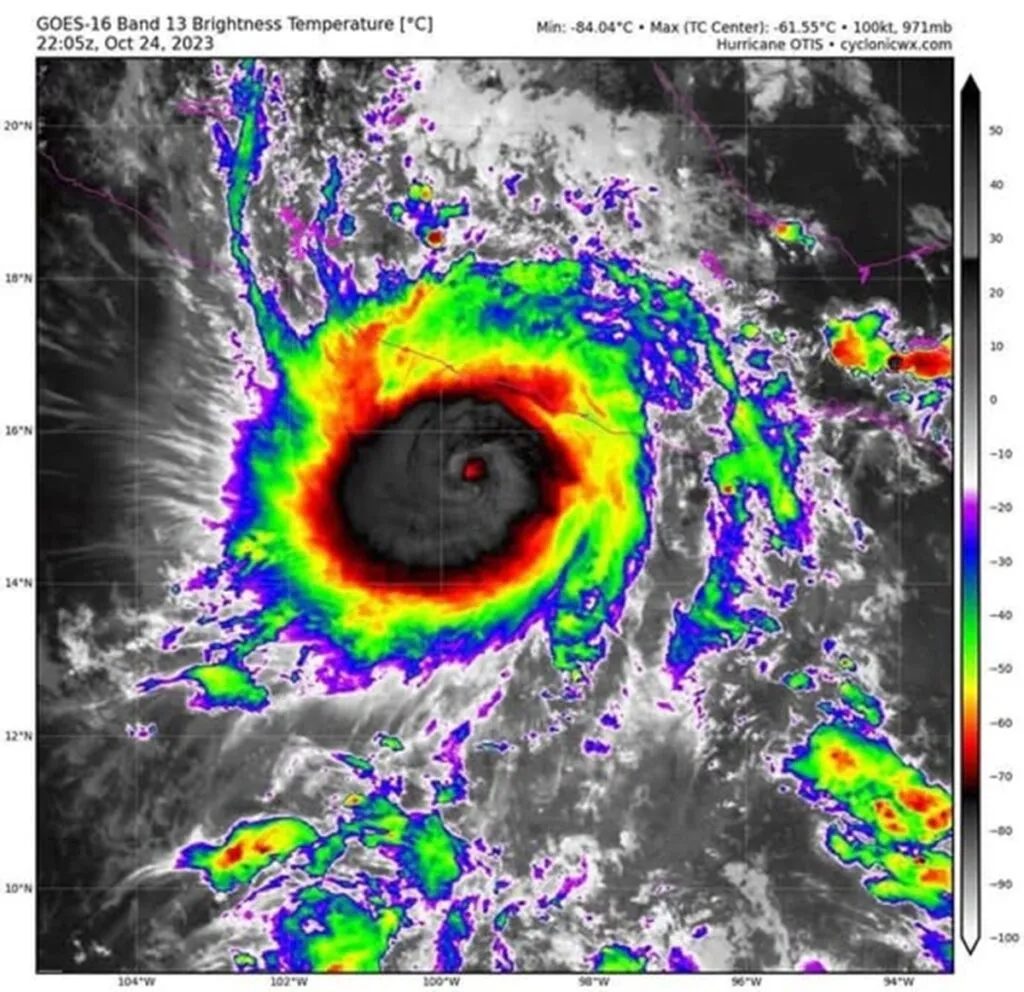 Temperatura del mar alcanza nivel similar al del huracán "Otis"