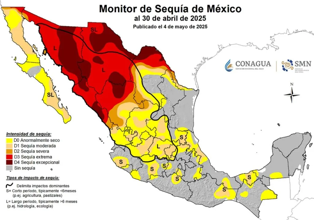 Se agrava sequía en el noroeste de México