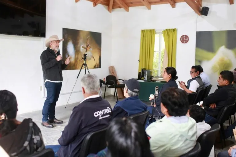 Marco Del Prete participa en reunión de trabajo sobre conservación ambiental y saneamiento integral en la Reserva de la Biósfera Sierra Gorda.