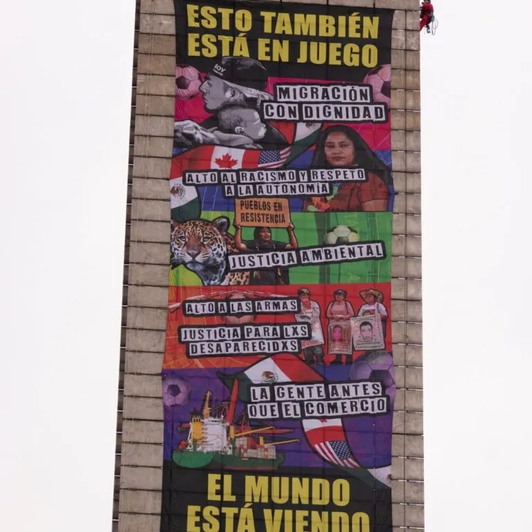 Exigen al gobierno mexicano atender crisis de derechos humanos y ambientales por encima del fútbol