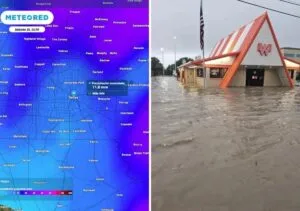 Inundaciones causan caos vial y numerosos accidentes en Dallas, Texas