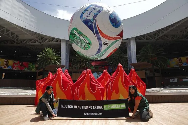 “Si cambia el clima, cambia el juego”: Greenpeace