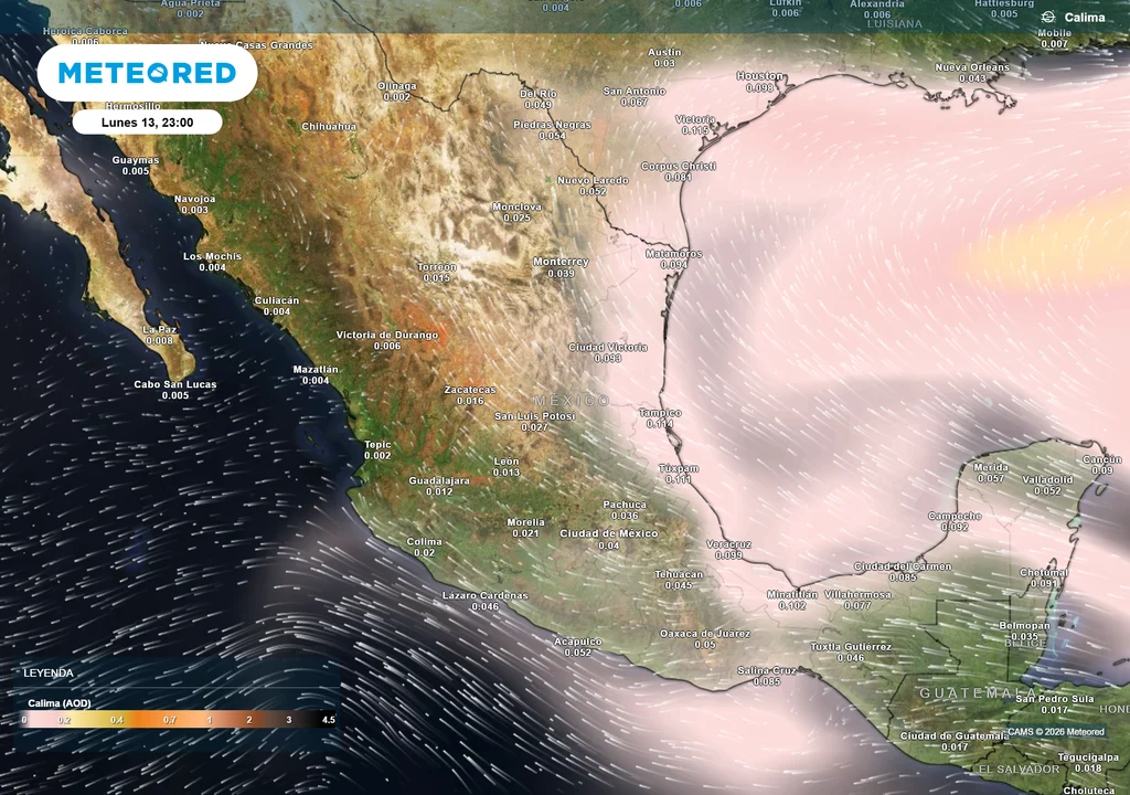 Del 13 al 19 de julio será semana con polvo del Sahara, lluvias y calor extremo en México