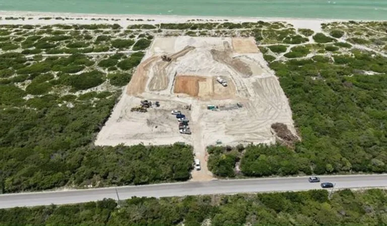 Clausura Profepa obras del proyecto "Las Dunas" en Yucatán