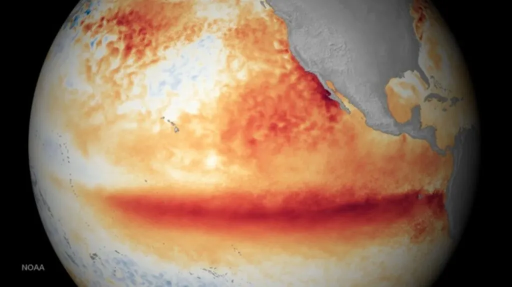 Océanos alcanzan temperatura media más alta jamás registrada mientras El Niño se intensifica