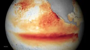 Océanos alcanzan temperatura media más alta jamás registrada mientras El Niño se intensifica